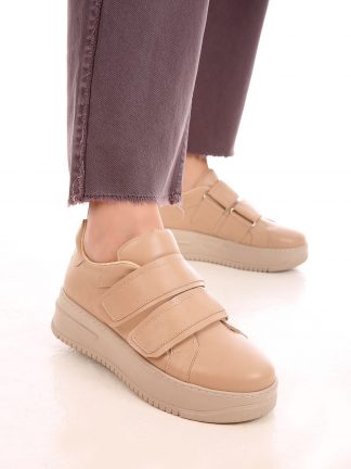 کفش کتانی زنانه بژ Z00011600066