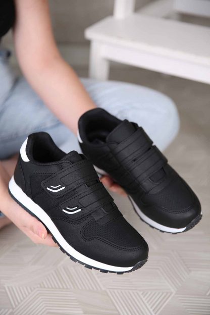 کفش کتانی زنانه مشکی Z34002670042