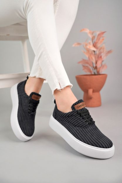 کفش کتانی زنانه مشکی چکیچ CH173K1220KSH