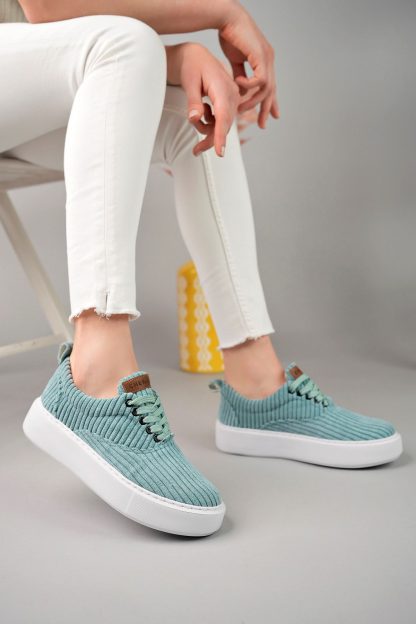 کفش کتانی زنانه سبز چکیچ CH173K1220KSY