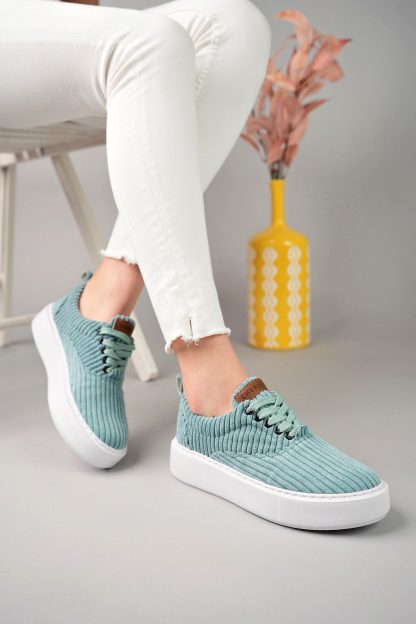 کفش کتانی زنانه سبز چکیچ CH173K1220KSY