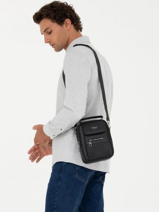 کیف مردانه سیاه کاشارل