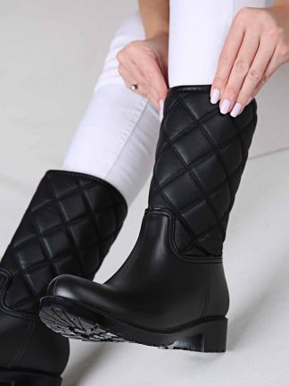 بوت بارانی زنانه مشکی Z00011960071