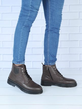 بوت کلاسیک مردانه قهوه ای 22AYC06449