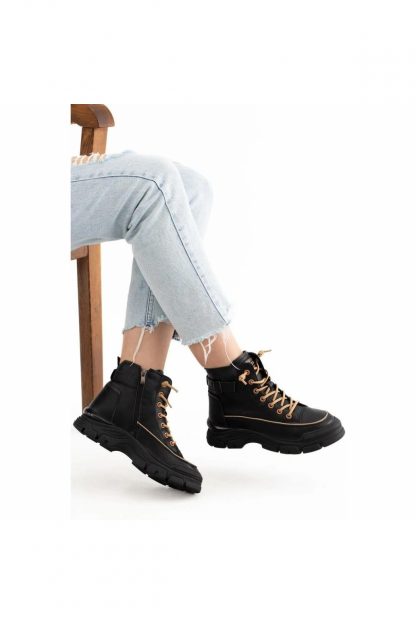 بوت تخت زنانه مشکی گوجا 23K310-10