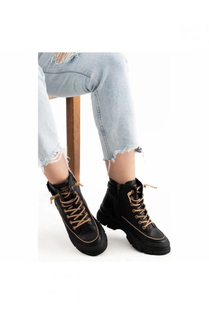 بوت تخت زنانه مشکی گوجا 23K310-10