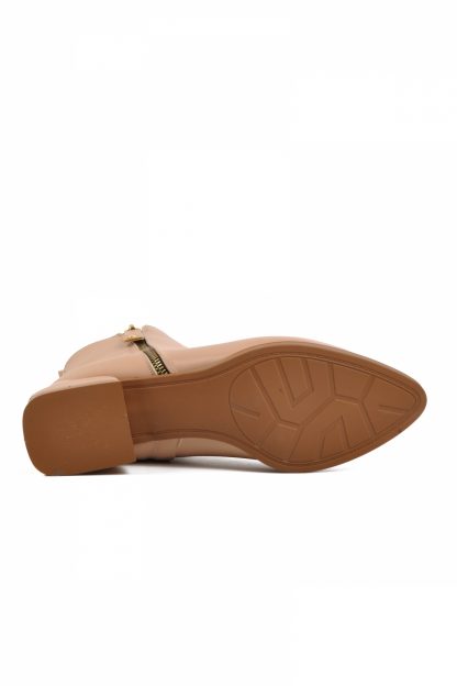 بوت کلاسیک زنانه بژ A24KA248036