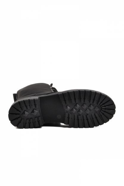 بوت ارتشی زنانه مشکی A24KA261065