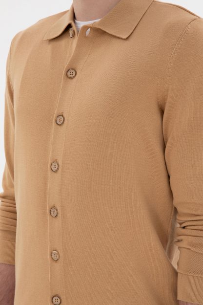 ژاکت مردانه شتری یو اس پولو