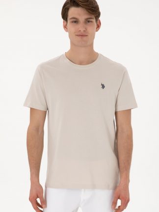 تی شرت مردانه طوسی یو اس پولو