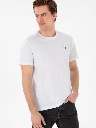 تی شرت مردانه سفید یو اس پولو