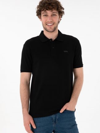 پولوشرت مردانه مشکی یو اس پولو