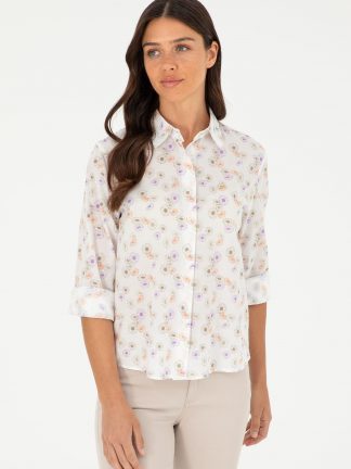 شومیز زنانه خاکی روشن یو اس پولو