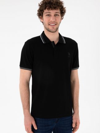 پولوشرت مردانه مشکی یو اس پولو