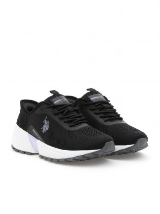 کفش کتانی و اسپرت زنانه مشکی یو اس پولو