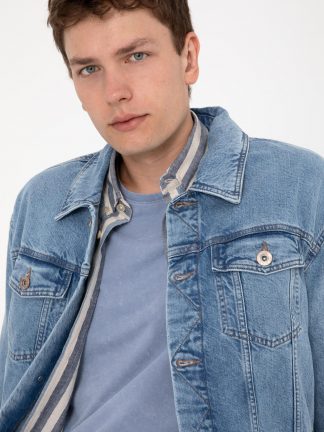 پیراهن مردانه آبی روشن یو اس پولو