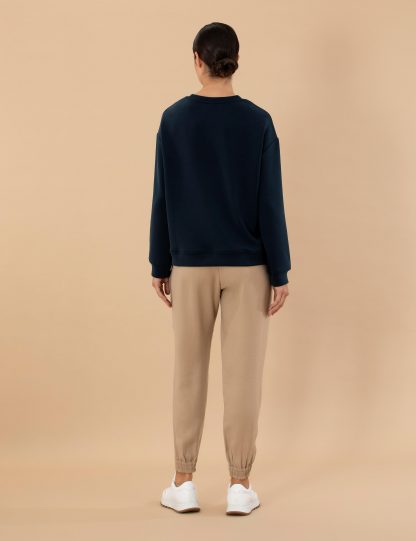 شلوار پارچه ای زنانه بژ پیرکاردین