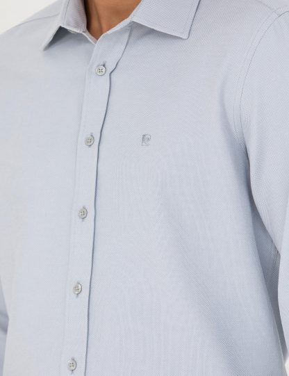 پیراهن رسمی مردانه خاکستری پیرکاردین