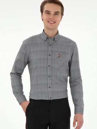 پیراهن مردانه مشکی یو اس پولو