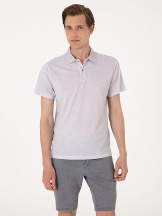 پولوشرت مردانه طوسی پیرکاردین