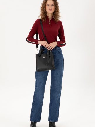 کیف زنانه مشکی یو اس پولو