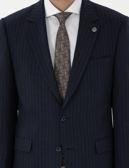 کت و شلوار مردانه سرمه ای پیرکاردین