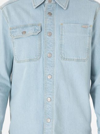 پیراهن مردانه آبی روشن یو اس پولو