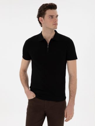 پولوشرت مردانه مشکی پیرکاردین