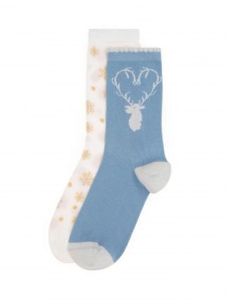 جوراب زنانه آبی پیرکاردین