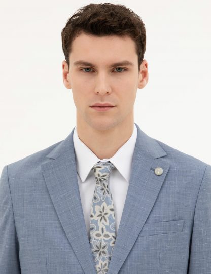 کت و شلوار مردانه آبی روشن پیرکاردین