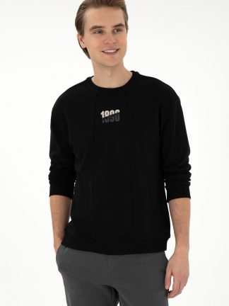 سویشرت مردانه مشکی یو اس پولو