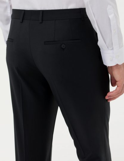شلوار پارچه ای مردانه مشکی پیرکاردین