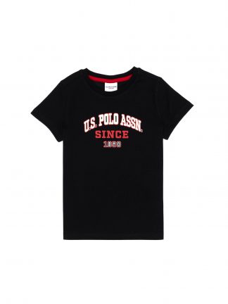 تی شرت پسرانه مشکی یو اس پولو