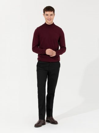 شلوار کتان مردانه مشکی پیرکاردین