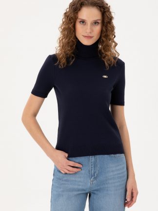 پلیور زنانه سرمه ای یو اس پولو