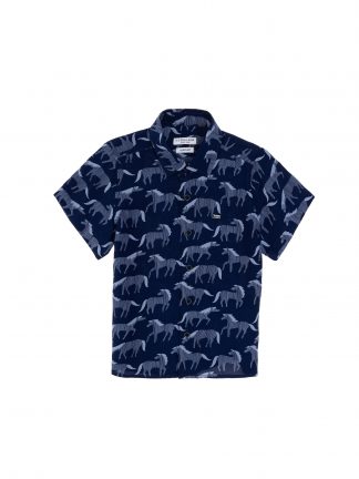 پیراهن پسرانه سرمه ای یو اس پولو