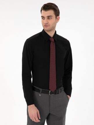 پیراهن رسمی مردانه مشکی پیرکاردین