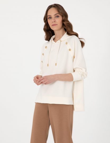 هودی زنانه بژ پیرکاردین
