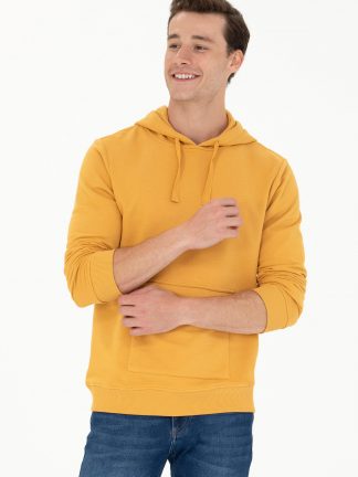 هودی مردانه خردلی یو اس پولو
