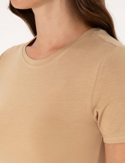 تیشرت زنانه بژ پیرکاردین