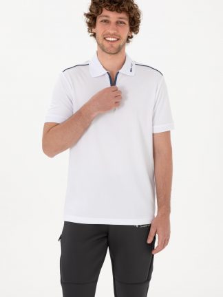 پولوشرت مردانه سفید یو اس پولو