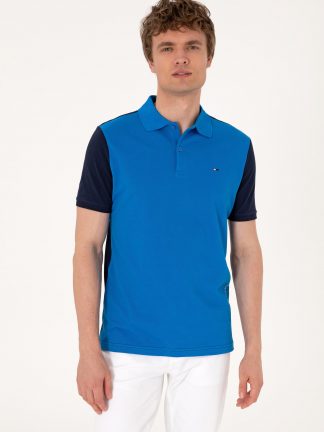 پولوشرت مردانه سرمه ای یو اس پولو