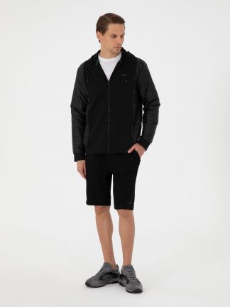 شلوارک مردانه مشکی پیرکاردین