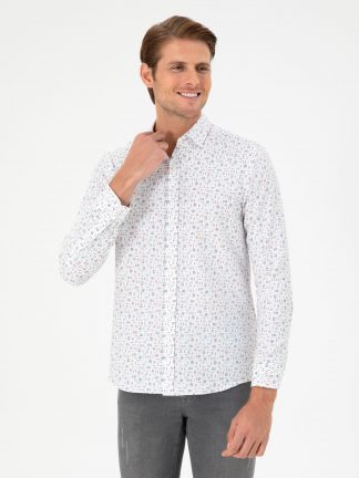 پیراهن مردانه نارنجی پیرکاردین