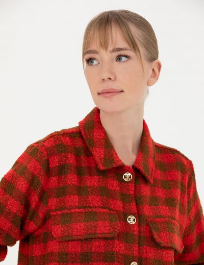 شومیز زنانه شتری پیرکاردین