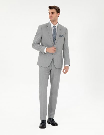 کت و شلوار مردانه خاکستری پیرکاردین