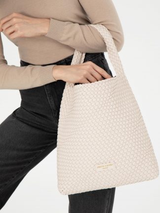 کیف دستی زنانه بژ پیرکاردین