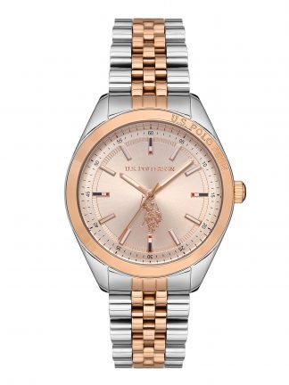 ساعت مچی زنانه خاکستری یو اس پولو