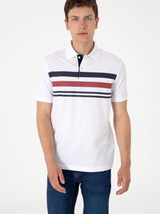 پولوشرت مردانه سفید یو اس پولو