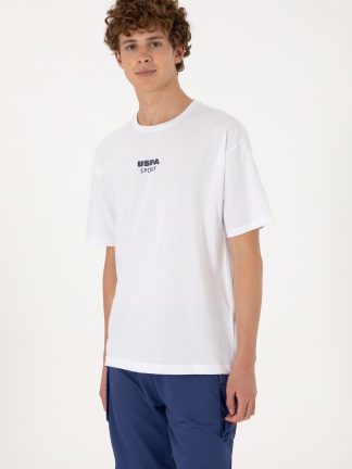 تی شرت مردانه سفید یو اس پولو